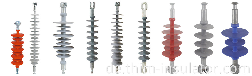 Composite distribution suspension insulator